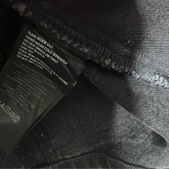 NWOT Free People Ruby Rebel Denim Black Jacket - Picture 9 of 14